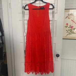 Mossimo Red Lace Dress